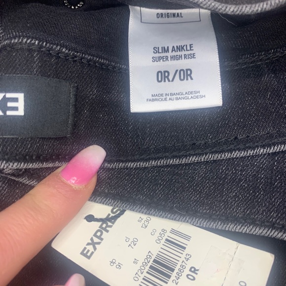 JUST ADDED Express Slim Ankle Jeans - Picture 6 of 7